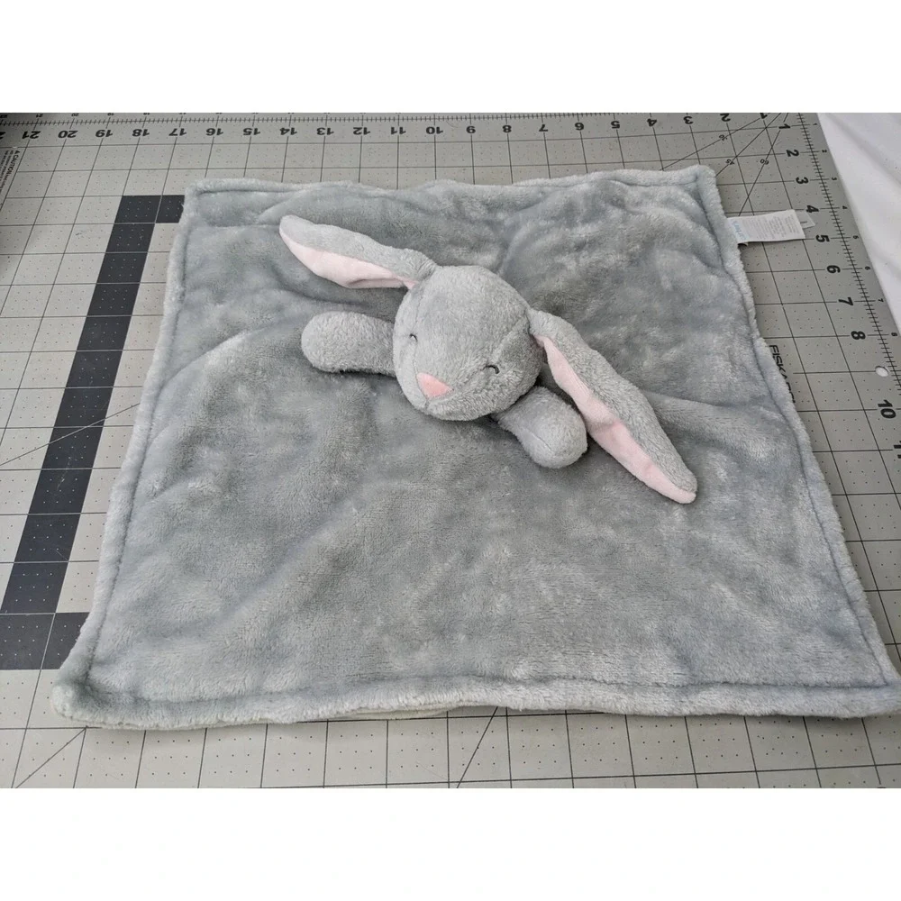 Carters Gray Rabbit Lovey Security Blanket 2021 Stuffed Animal Toy